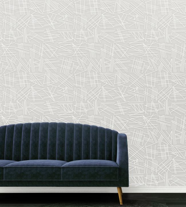  Tilt Lustre Room Wallpaper - Gray