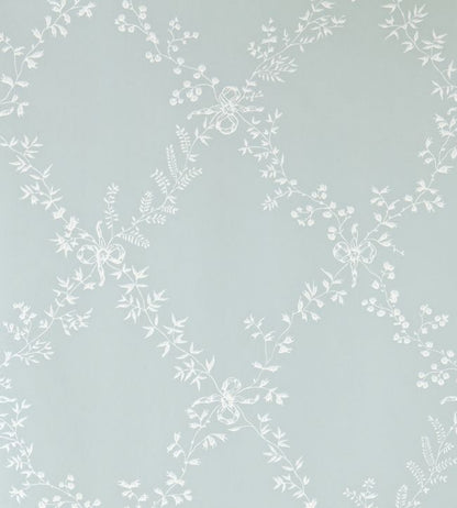 Toile Trellis Wallpaper - Silver - 669 - Farrow & Ball