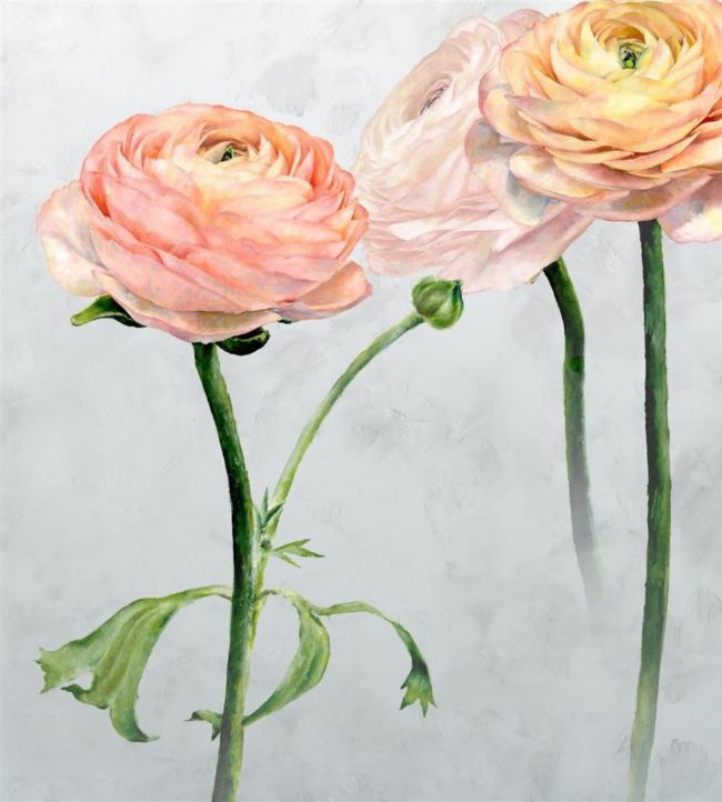 Tourangelle Scene 1 Wallpaper - Peony - PDG1099/01 - Designers Guild