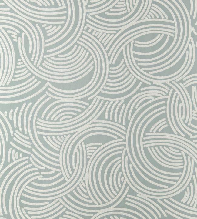 Tourbillon Wallpaper - Green Blue - 4805 - Farrow & Ball