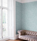 Uppark Wallpaper - Blue - 553 - Farrow & Ball