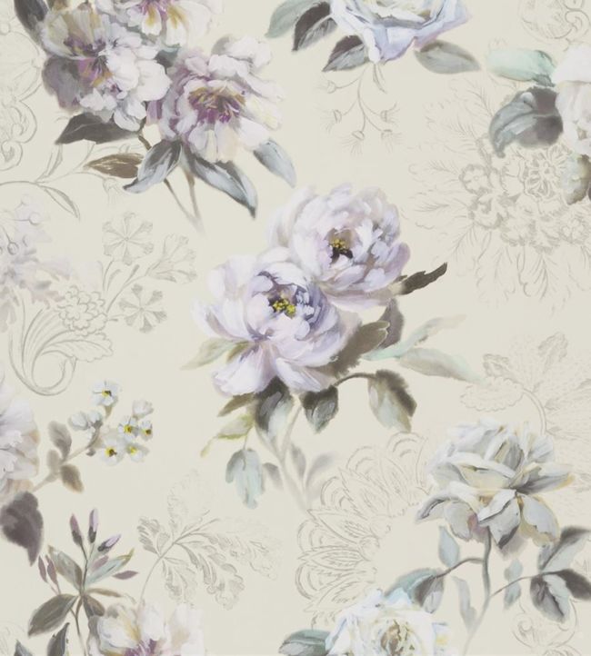 Victorine Wallpaper - Vanilla - PDG1051/01 - Designers Guild