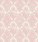 Cameo Vase Wallpaper - Pink