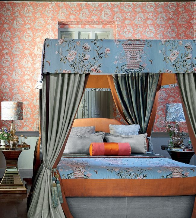 Ylang Room Wallpaper - Orange