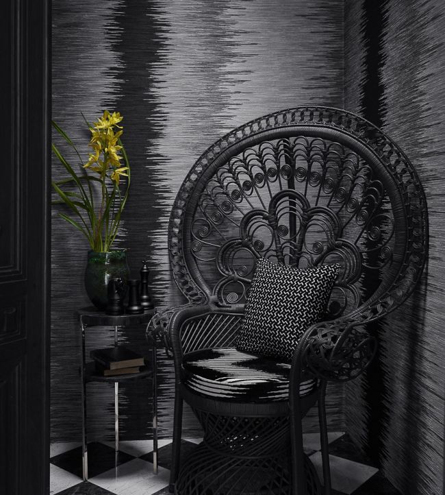 Aragon Room Wallpaper - Gray