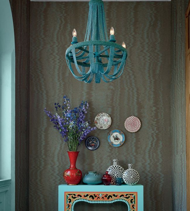 Douro Room Wallpaper - Gray