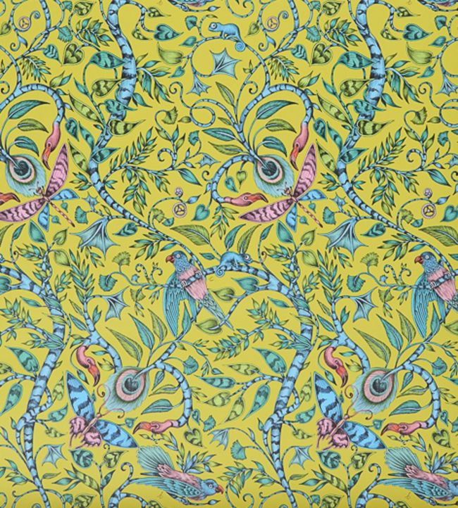 Emma J Shipley Rousseau Wallpaper - Yellow