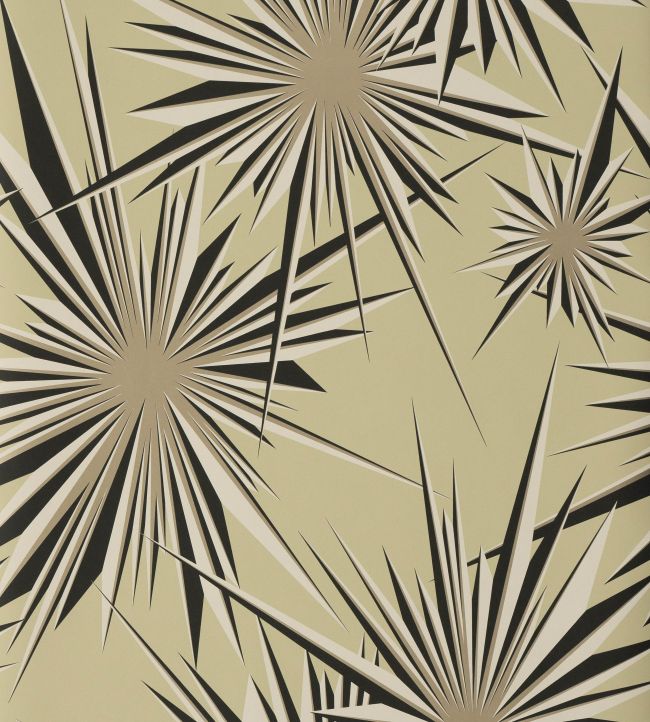 Golden Sunburst Wallpaper - Sand