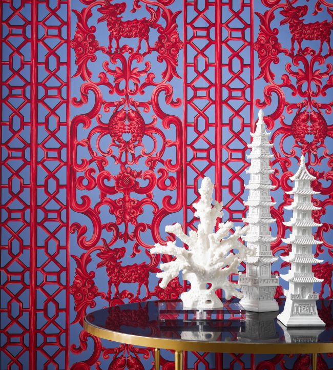 Xanadu Room Wallpaper - Red