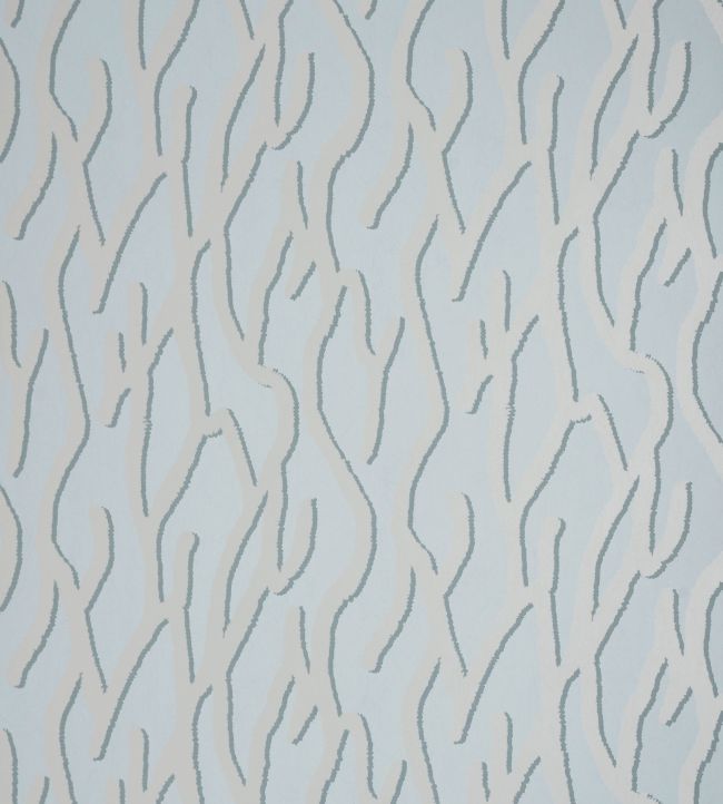 Pacific Coral Wallpaper - Blue 