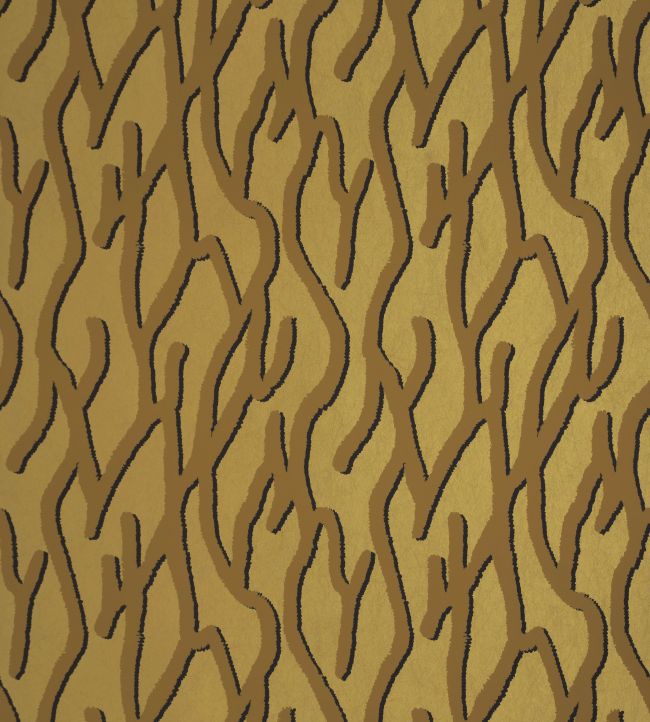 Pacific Coral Wallpaper - Yellow 