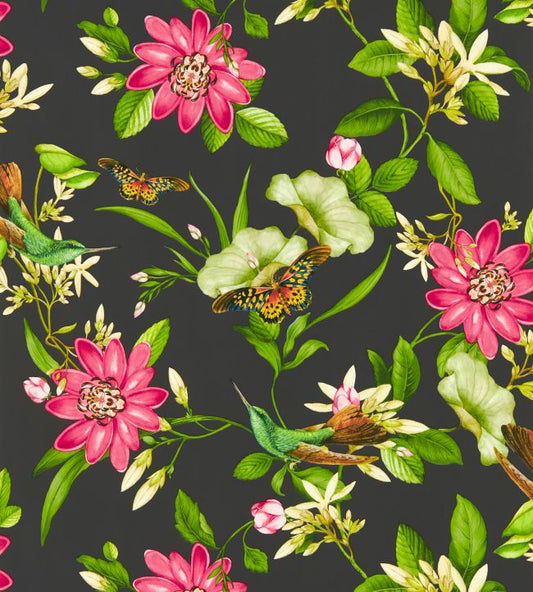 Pink Lotus Wallpaper - Green