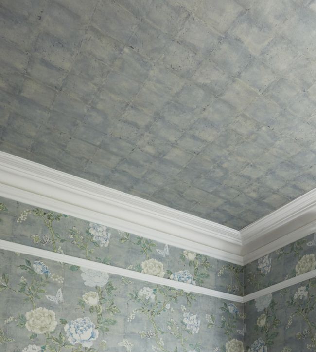 Amalienburg Room Wallpaper - Gray