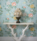 Pivoine Room Wallpaper - Teal