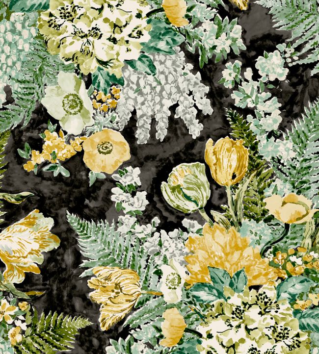 Spring Garden Wallpaper - Green 