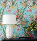 Spring Garden Room Wallpaper 3 - Teal