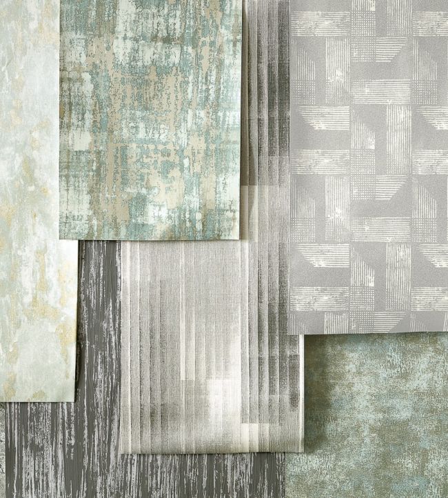 Doric Wallcovering Room Wallpaper - Gray