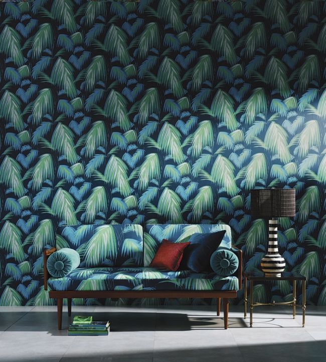 Tropicana Room Wallpaper - Blue