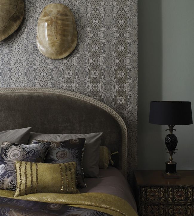 Turquino Room Wallpaper - Gray