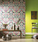 Menagerie Room Wallpaper - Green