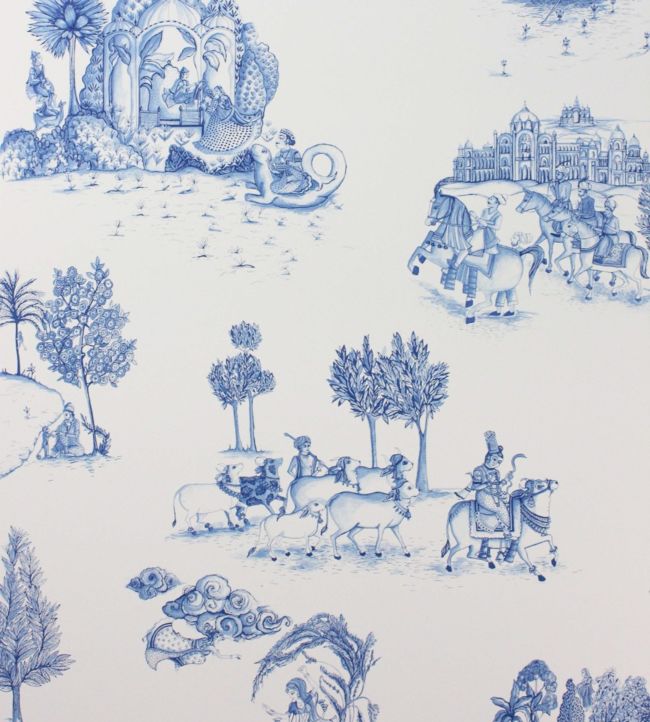 Zanskar Wallpaper -  Blue 