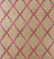 Jali Trellis Wallpaper - Pink