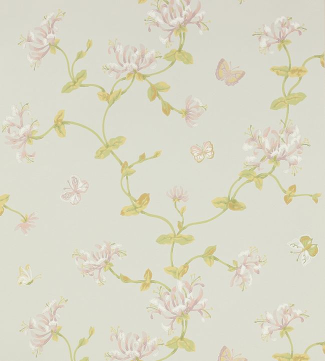 Honeysuckle Garden Wallpaper - Multicolor - Colefax & Fowler