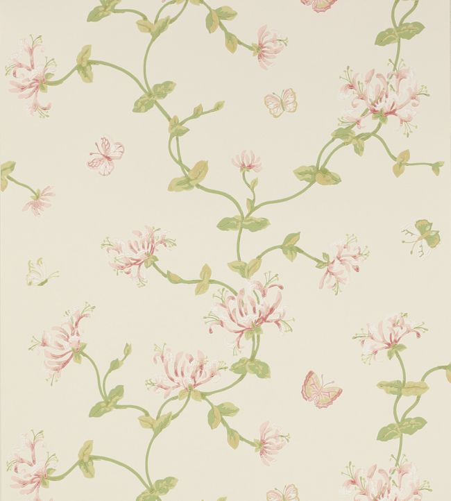 Honeysuckle Garden Wallpaper - Cream - Colefax & Fowler
