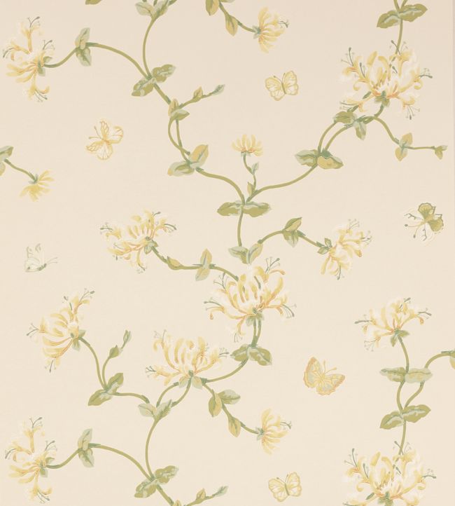 Honeysuckle Garden Wallpaper - Pink - Colefax & Fowler