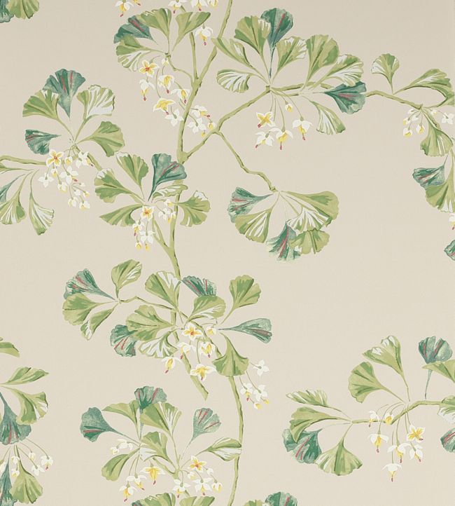 W7004/01 - Greenacre Wallpaper - Forest Green - Colefax & Fowler