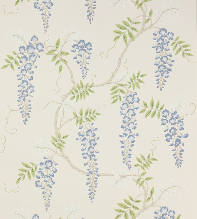 Grayshott Wallpaper - Blue - Colefax & Fowler