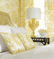 Rivera Embroidery Room Fabric - Yellow