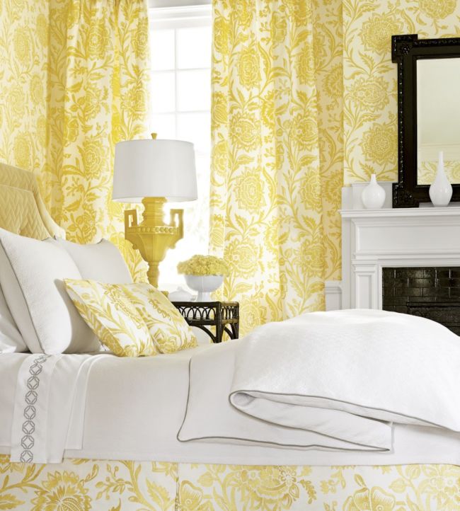 Rivera Embroidery Room Fabric 2 - Yellow