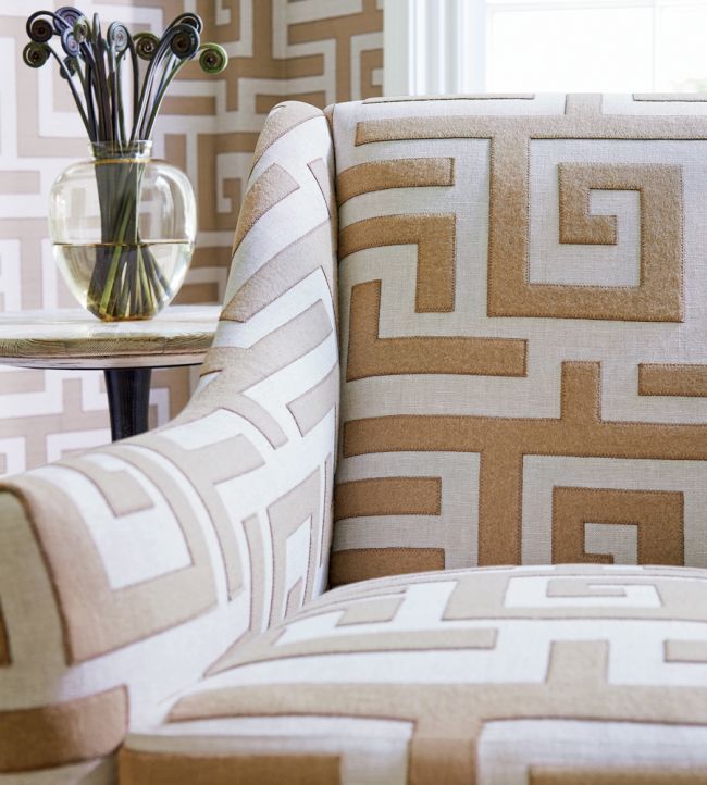 Tulum Applique Room Fabric 2 - Sand