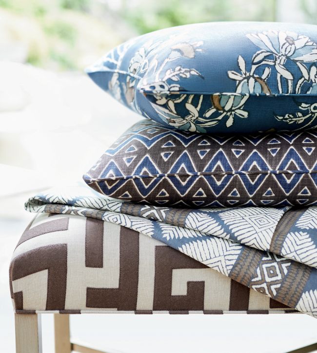 Tulum Applique Room Fabric - Brown