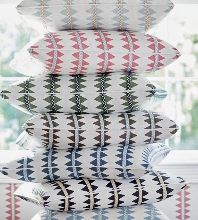 Reno Stripe Room Fabric 2 - Blue