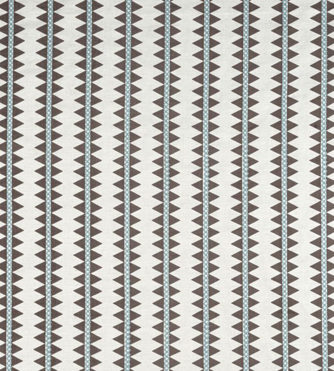 Reno Stripe Fabric - Gray