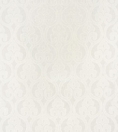 Clovis Embroidery Fabric - Silver