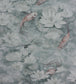 Water Lily Wallpaper - Gray