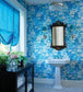 Water Lily Room Wallpaper - Blue