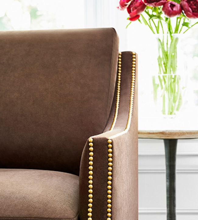 Club Room Velvet Fabric 2 - Brown