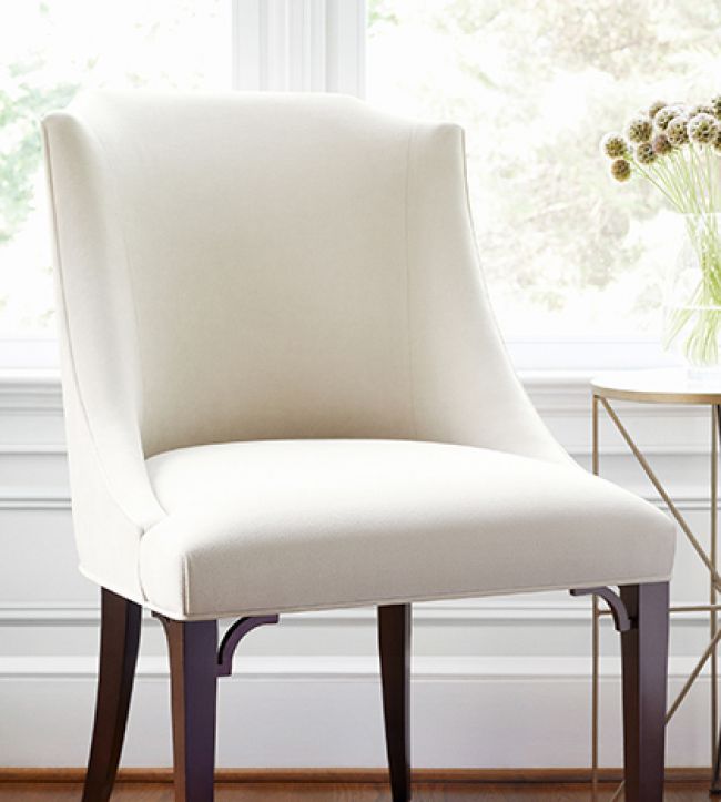 Club Room Velvet Fabric - White