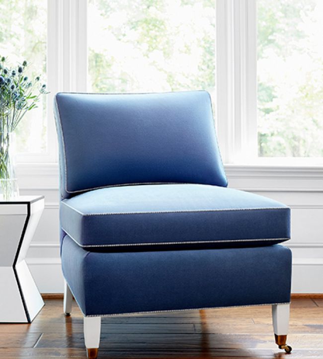 Club Room Velvet Fabric 2 - Blue