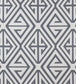 Demetrius Applique Fabric - Gray 
