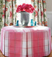 New England Plaid Room Fabric - Pink