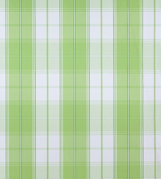 New England Plaid Fabric - Green 