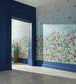 Deya Meadow Room Wallpaper - Blue