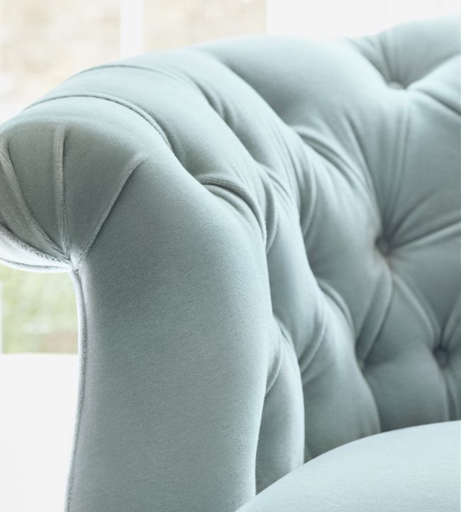 Miles Mohair Room Velvet Fabric - Blue