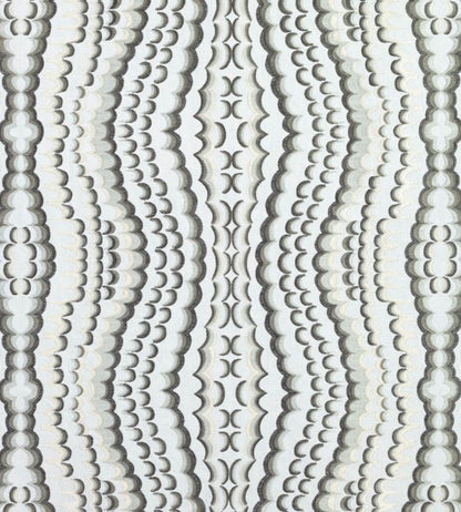 Ebru Embroidery Fabric - Gray 