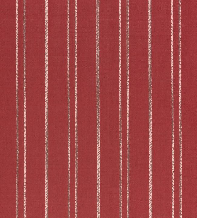 Nolan Stripe Fabric - Red 